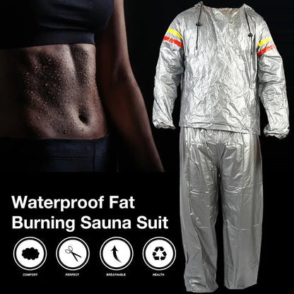 Sauna Suit Waterproof Fat Burning Fitness Sweat Suit