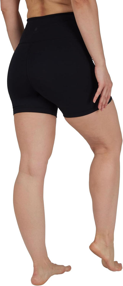 Womens 5”, 7” High Waisted Biker Shorts Squat Proof Workout Yoga Short 2 Pack