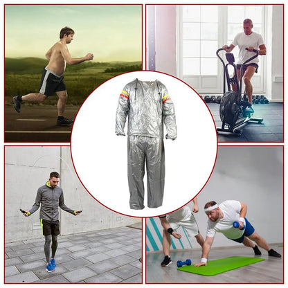 Sauna Suit Waterproof Fat Burning Fitness Sweat Suit