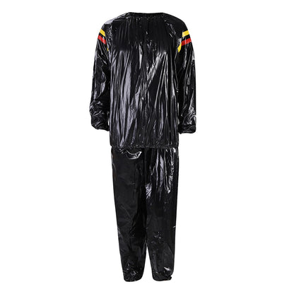 2021Unisex Sauna Suit Heavy Duty Fitness Weight Loss Sweat Sauna Suit Exercise Gym Hoodies Sports Suit Calorie Burner Sweat Suit