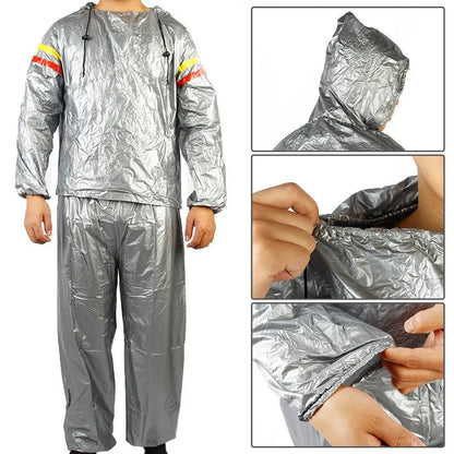 Sauna Suit Waterproof Fat Burning Fitness Sweat Suit
